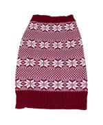 Fair Isle Knitted Dog Sweater