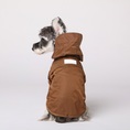 Load image into Gallery viewer, Tribeca adjustable velcro raincoat - Choco