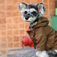 Load image into Gallery viewer, Tribeca adjustable velcro raincoat - Choco