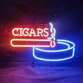 Load image into Gallery viewer, Fire Cigars Ashtray Neon Signs