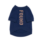 Found My Animal Big Full Heart Animal T-Shirt, Navy Blue + Putty