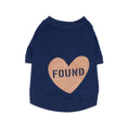 Load image into Gallery viewer, Found My Animal Big Full Heart Animal T-Shirt, Navy Blue + Putty