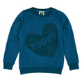 Load image into Gallery viewer, Found My Animal Big Full Heart Sweatshirt, Blue + Navy