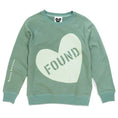 Load image into Gallery viewer, Found My Animal Big Full Heart Sweatshirt, Sage + Mint