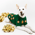 Load image into Gallery viewer, Found My Animal Gingerbread Cookie Dog Sweater