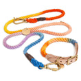 Load image into Gallery viewer, Soleil Cotton Rope Dog Leash by Found My Animal | Adjustable & Handcrafted