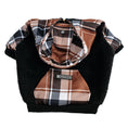 Load image into Gallery viewer, Frenchie Dog Hoodie - Cocoa Plaid