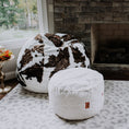Load image into Gallery viewer, Pouf Footstool - Faux Fur