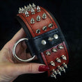 Load image into Gallery viewer, "Silver Giant" collar Red