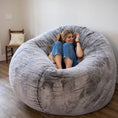 Load image into Gallery viewer, Giant Bean Bag Chair - Chinchilla