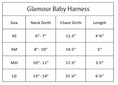 Load image into Gallery viewer, Glamour Baby Dog Harness-Caviar Black