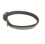 Glamour Girl Ultrasuede Collar w/ Swarovski Crystal, Black