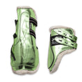 Load image into Gallery viewer, Green Lily Open-Front Boots