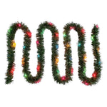 Kurt Adler 18-Inch Pre-Lit Multicolor Incandescent Green Garland