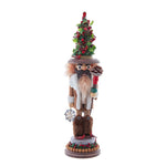 Kurt Adler 19-Inch Hollywood Nutcrackers Battery Operated LED Birch Berries Nutcracker