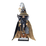 Kurt Adler 18-Inch Hollywood Nutcrackers Black and Gold Wizard Nutcracker