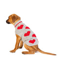 Load image into Gallery viewer, Red Hearts Dog Sweater