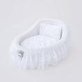 Load image into Gallery viewer, Crib Dog Crystal Handmade Bed - Luxury Dog Bed from Southlake Paws