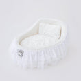 Load image into Gallery viewer, Crib Dog Crystal Handmade Bed - Luxury Dog Bed from Southlake Paws