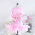 Load image into Gallery viewer, Hello Doggie Ballerina Dog Satin Dress