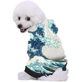 Load image into Gallery viewer, Hokusai Great Wave Off Kanagawa Button Hoodie