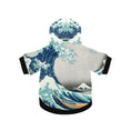 Load image into Gallery viewer, Hokusai Great Wave Off Kanagawa Button Hoodie