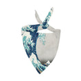 Load image into Gallery viewer, Hokusai Great Wave Off Kanagawa Double-Sided Pet Bandana
