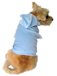 Load image into Gallery viewer, Velour Zip Front Hoodie, Blue