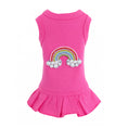 Load image into Gallery viewer, Rainbow Dog Cotton Crystal Dress - Designer Dog Clothes from Southlake Paws