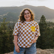 Human Oversized Cotton Smiley Tee