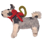 Husky Hand Knit Dog Ornament