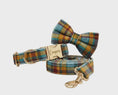 Load image into Gallery viewer, Autumn Blue Plaid Set