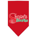 Load image into Gallery viewer, Christmas Pet and Dog Bandana Screen Printed, "Santa's Favorite"