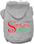 Load image into Gallery viewer, Christmas Pet Hoodie Screen Printed, "Santa's Favorite"