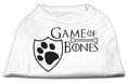 Load image into Gallery viewer, Pet Dog & Cat Shirt Screen Printed, "Game of Bones"