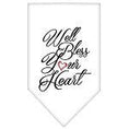 Load image into Gallery viewer, Pet and Dog Bandana Screen Printed, "Well Bless Your Heart"