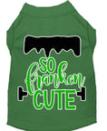 Load image into Gallery viewer, Pet Dog & Cat Shirt Screen Printed, "So Franken Cute"
