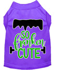 Load image into Gallery viewer, Pet Dog & Cat Shirt Screen Printed, "So Franken Cute"