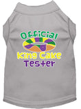 Load image into Gallery viewer, Pet Dog & Cat Shirt Screen Printed, "King Cake Tester"