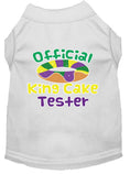 Load image into Gallery viewer, Pet Dog & Cat Shirt Screen Printed, "King Cake Tester"