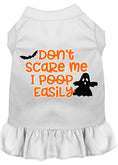 Load image into Gallery viewer, Halloween Pet Dress "Don't Scare Me, I Poop Easily"
