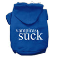 Load image into Gallery viewer, Halloween Pet Hoodie Screen Printed, "Vampires Suck"