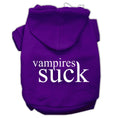 Load image into Gallery viewer, Halloween Pet Hoodie Screen Printed, "Vampires Suck"