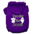 Load image into Gallery viewer, Halloween Pet Hoodie "Here For The Boos"