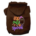Load image into Gallery viewer, Halloween Pet Hoodie, "Too Cute To Spook Girly Ghost"