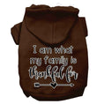 Load image into Gallery viewer, Thanksgiving Pet Hoodie "What My Family Is Thankful For"