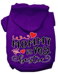 Load image into Gallery viewer, Pet Hoodie "Mommy Is My Bestie"