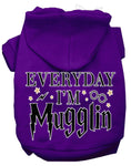 Load image into Gallery viewer, Pet Hoodie "Everyday I'm Mugglin"