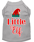 Load image into Gallery viewer, Christmas Pet Dog & Cat Shirt Screen Printed, "Little Elf"