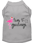 Load image into Gallery viewer, Christmas Pet Dog & Cat Shirt Screen Printed, "Seas and Greetings"